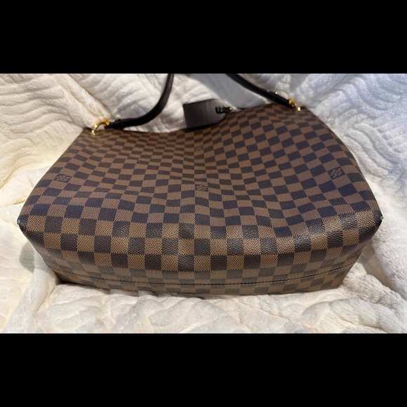 Authentic LOUIS VUITTON GRACEFUL MM DAMIER EBENE - Picture 4 of 11